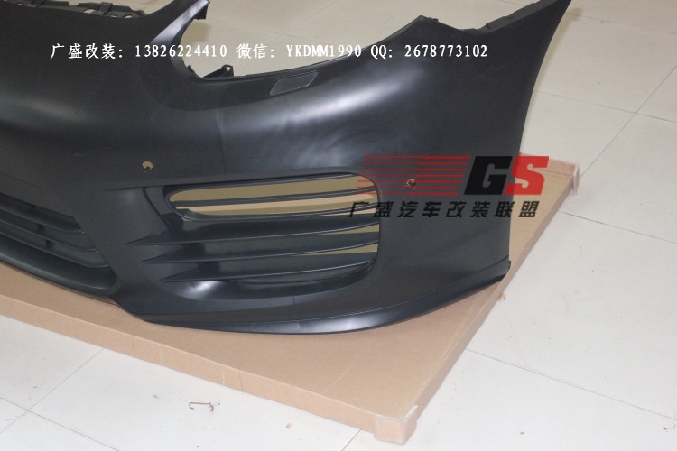 14 15保時(shí)捷Panamera970改裝Turbo大嘴前杠GTS大包圍日行燈排氣管