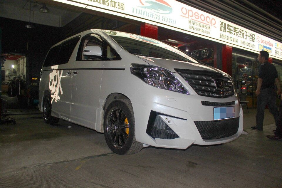 豐田埃爾法-剎車改裝 升級實例