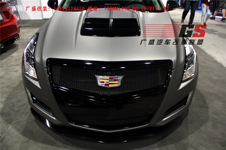 广盛改装Cadillac凯迪拉克ATS改装ZZ Performance碳纤维机盖包围