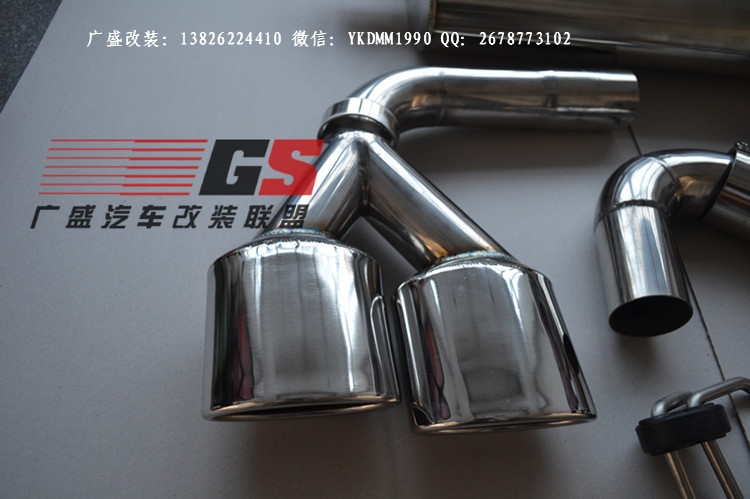 沃爾沃XC60改裝四出排氣管尾喉尾嘴 HEICO后唇后擾流XC60排氣管