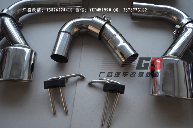 沃爾沃XC60改裝四出排氣管尾喉尾嘴 HEICO后唇后擾流XC60排氣管