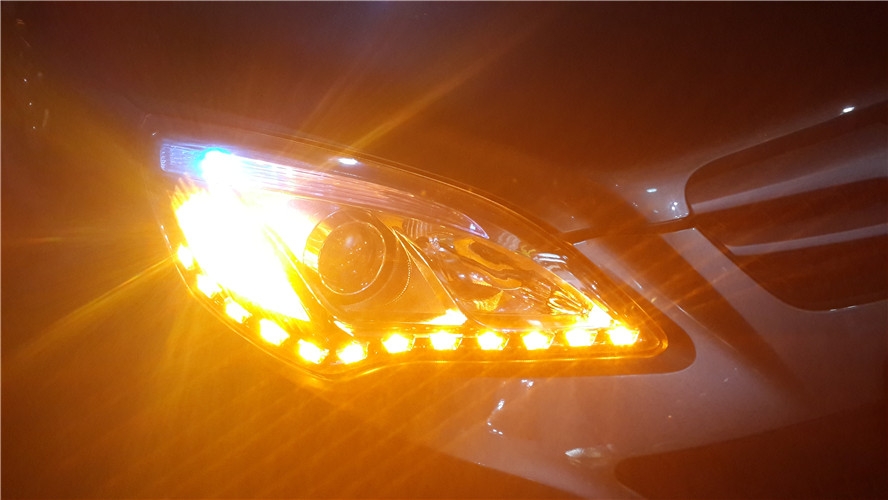 寿光改灯，无限动力车改北京汽车加装LED泪眼
