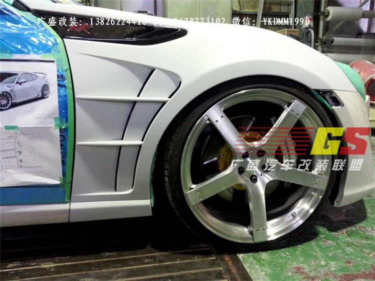 豐田GT86改裝ROWEN葉子板碳纖維包圍86改裝大包圍排氣管尾翼后唇