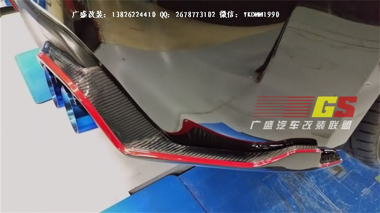 豐田GT86改裝碳纖維后唇后擾流前唇小包圍尾翼ROWEN款包圍葉子板