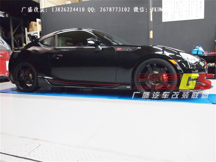 豐田GT86改裝碳纖維后唇后擾流前唇小包圍尾翼ROWEN款包圍葉子板