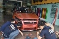 深圳龍華卡酷部落車身改色貼膜科魯茲電鍍拉斯043