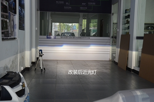 雪佛蘭賽歐車燈改裝升級(jí)Q5雙光透鏡——中山清風(fēng)車影燈改