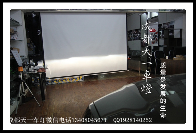 車燈大眾途銳改燈|成都途銳改裝高配LED日行燈