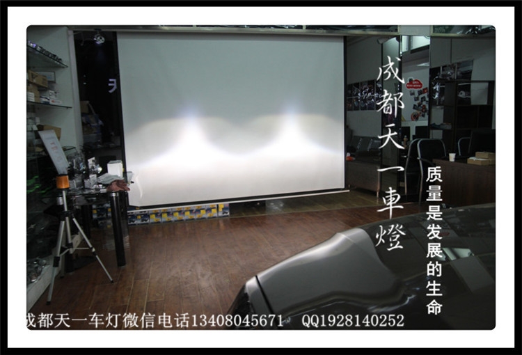 車燈大眾途銳改燈|成都途銳改裝高配LED日行燈