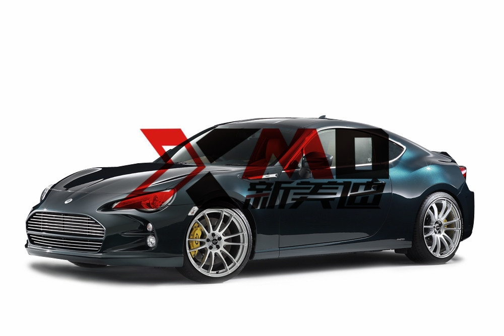 豐田GT86 斯巴魯BRZ 改裝DAMD款馬丁款大包圍碳纖維尾翼排氣管