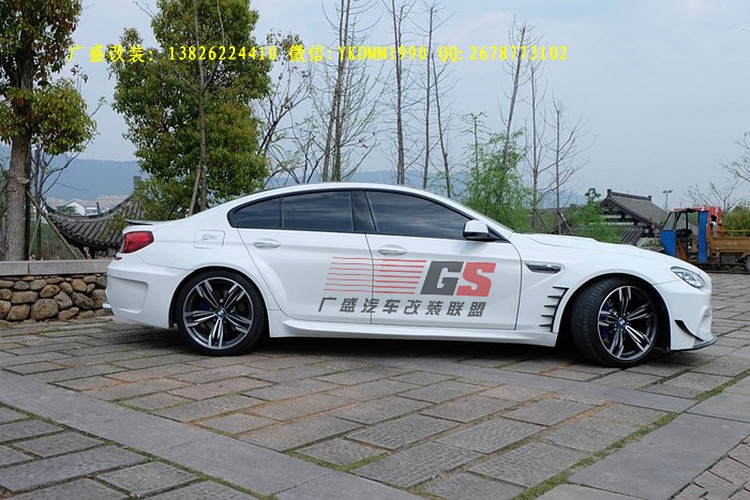 寶馬6系640i 650i F12 F13 F06改裝prior-design碳纖維機(jī)蓋大包圍