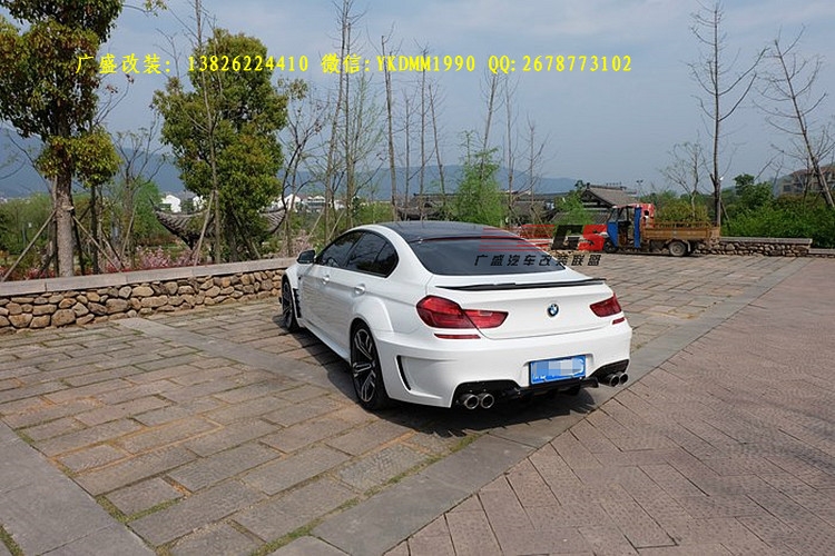 寶馬6系640i 650i F12 F13 F06改裝prior-design碳纖維機(jī)蓋大包圍