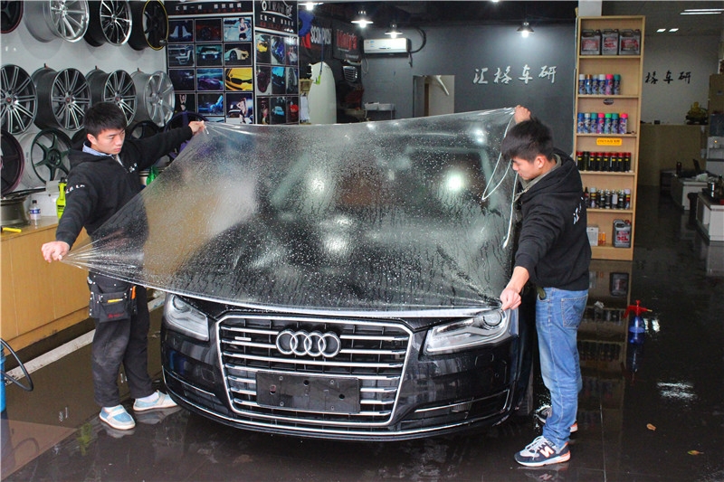 全車UPPF美國(guó)頂級(jí)透明膜 長(zhǎng)沙奧迪A8全車進(jìn)口透明膜 全車透明膜