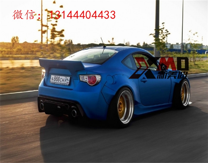 GT86 BRZ改裝Greddy X Rocket bunny二代寬體大包圍機(jī)蓋前唇后