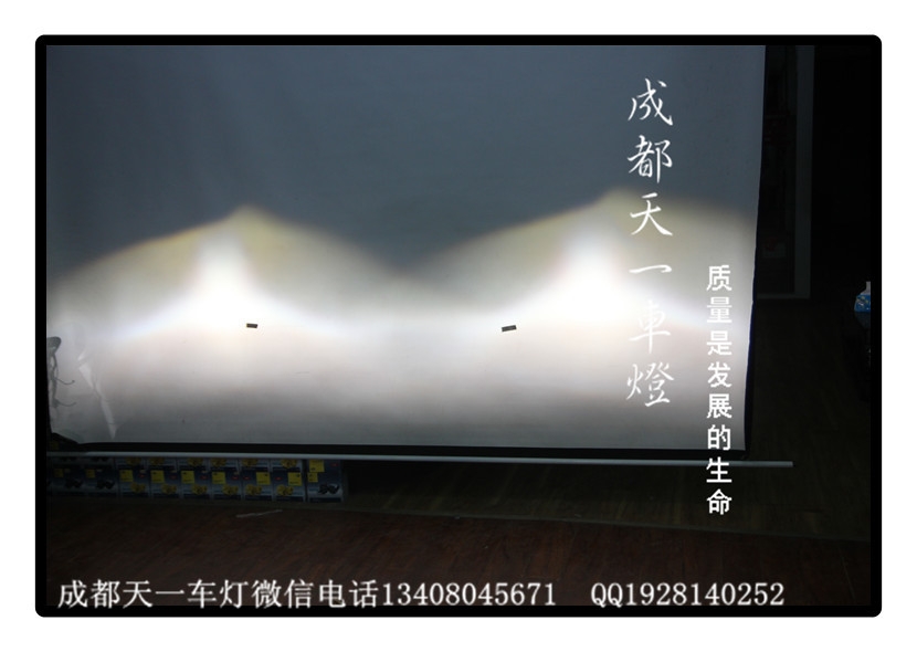 成都奧迪Q3改裝豪華LED日行燈雙光透鏡氙氣燈高配總成