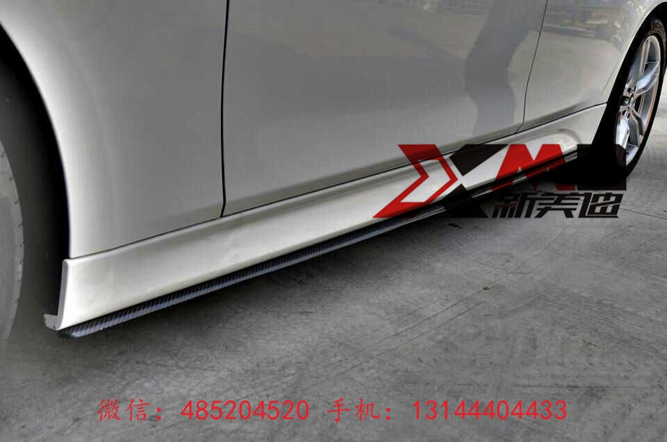 BMW寶馬F30F35新3系 M-TECH側裙M Performance款碳纖維側定風翼