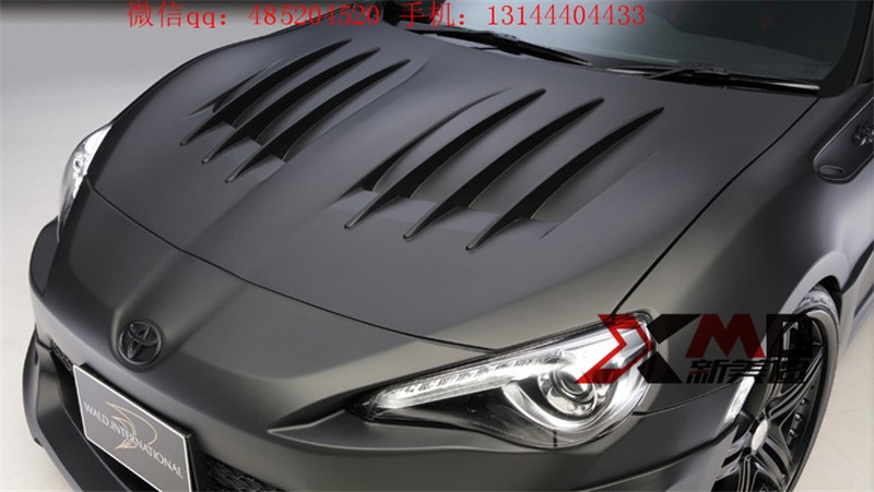豐田GT86 斯巴魯BRZ WALD款碳纖維機(jī)蓋 GT86 BRZ 改裝包圍排氣管