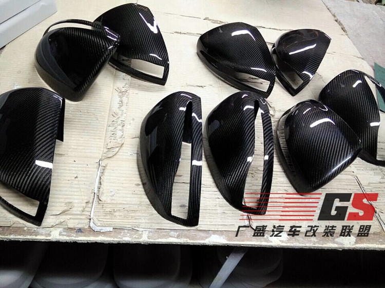新款奔馳C級(jí)W205改裝碳纖維前唇 風(fēng)刀 前擾流碳纖維尾翼后唇包圍