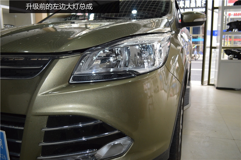 【 福州改燈】福特翼虎車燈升級(jí)氙氣燈海拉三雙光透鏡詳細(xì)圖解 福州榮海照明