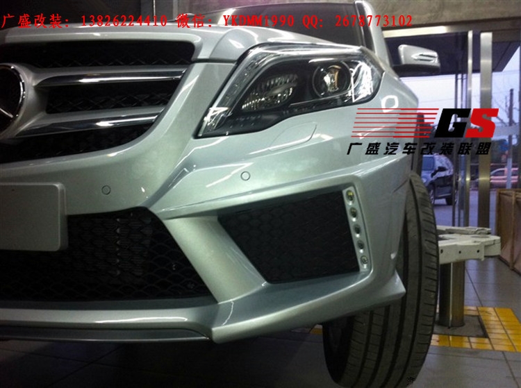 新款奔馳GLK260 GLK300改裝LODER1899洛德大包圍排氣管碳纖維尾翼