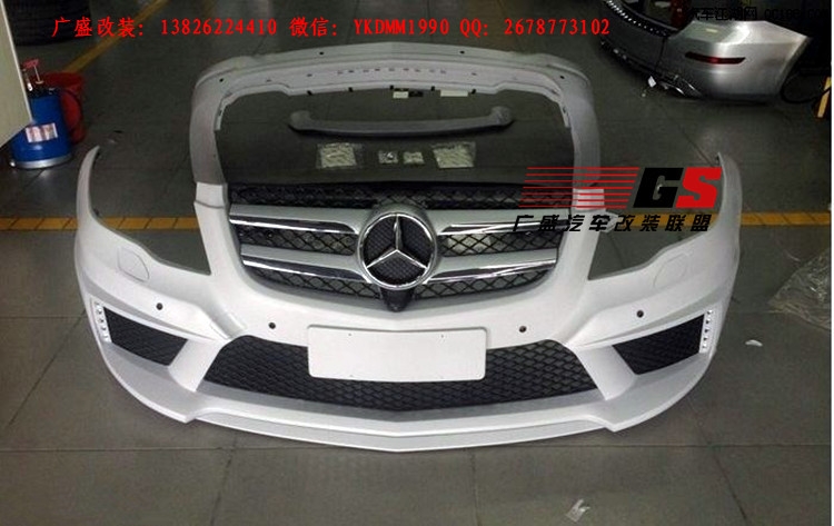 新款奔馳GLK260 GLK300改裝LODER1899洛德大包圍排氣管碳纖維尾翼