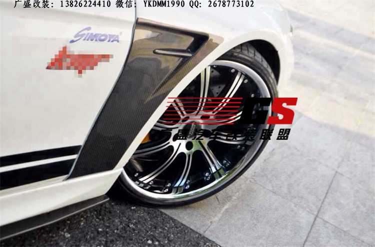 13 15寶馬3系F30 F35 M3改裝碳纖維前唇后唇尾翼大包圍機(jī)蓋小包圍