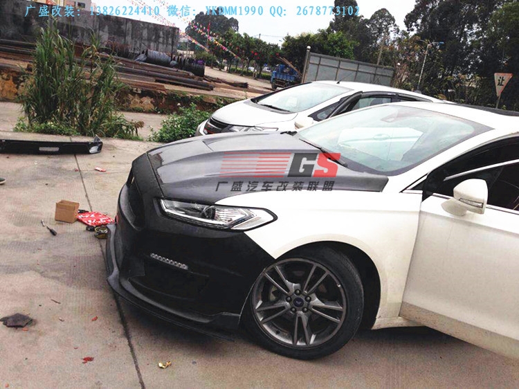 新款福特蒙迪歐改裝野馬GT3500大包圍 ST包圍前唇后唇尾翼排氣管
