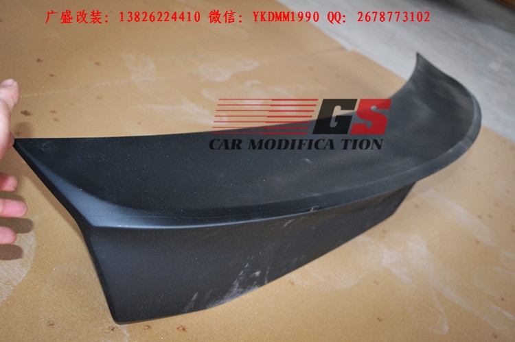 奔馳E級(jí)W212 E260 E300 E63AMG改裝WALD尾翼碳纖維大包圍后唇尾喉
