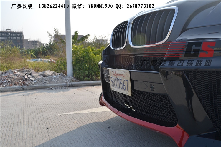 寶馬E71改裝寬體大包圍 X6改裝寬體 X6M包圍后唇排氣尾嘴保險(xiǎn)杠