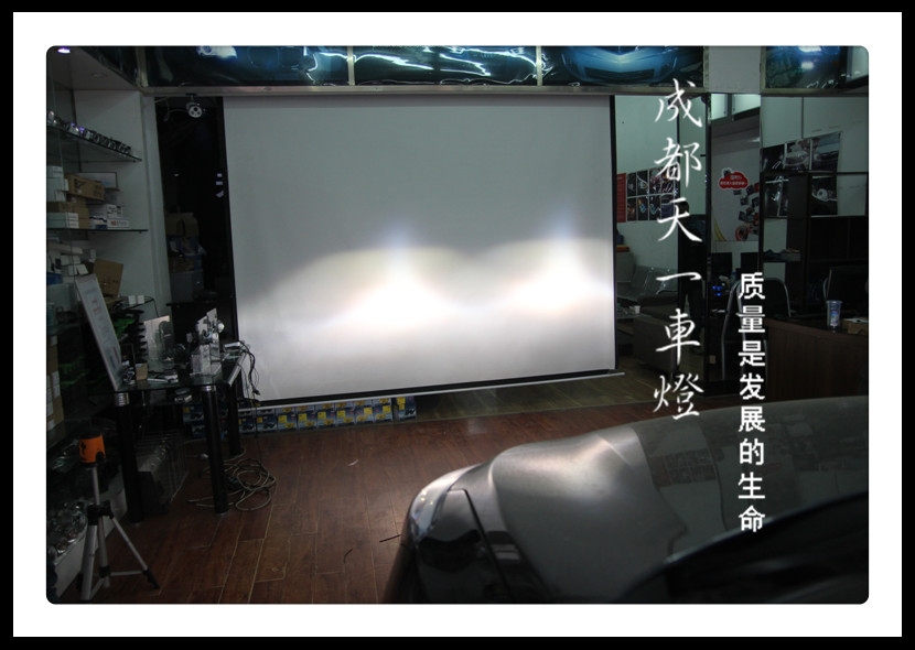 成都07款?yuàn)W迪Q7改燈|成都07款?yuàn)W迪Q7車燈改裝雙光透鏡