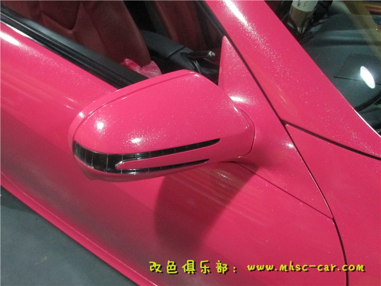 奔馳SLK車身改色貼膜 全車改顏色 深圳汽車改色店