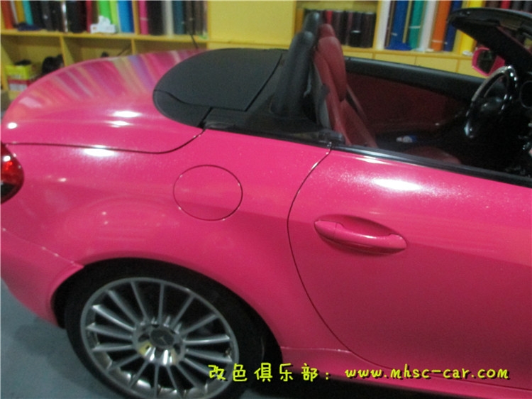 奔馳SLK車身改色貼膜 全車改顏色 深圳汽車改色店