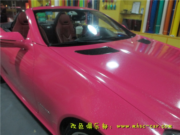 奔馳SLK車身改色貼膜 全車改顏色 深圳汽車改色店