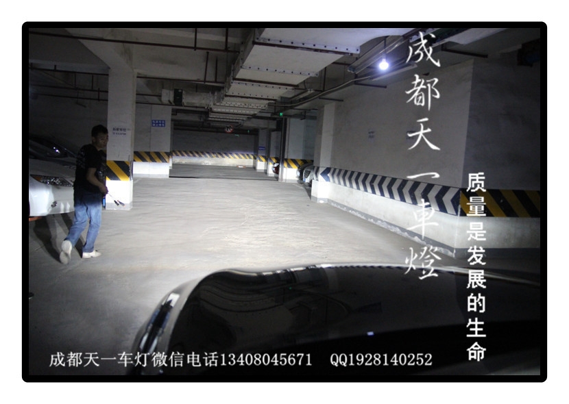 成都寶馬740改燈|成都寶馬740車燈改裝氙氣燈雙光透鏡