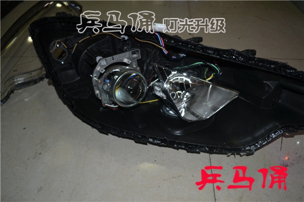 【兵馬俑燈光升級(jí)】鹽城起亞k3大燈改裝淮安兵馬俑改起亞k3