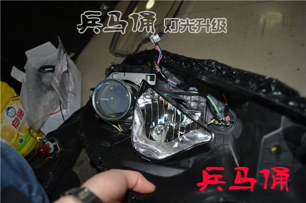 【兵馬俑燈光升級(jí)】鹽城起亞k3大燈改裝淮安兵馬俑改起亞k3