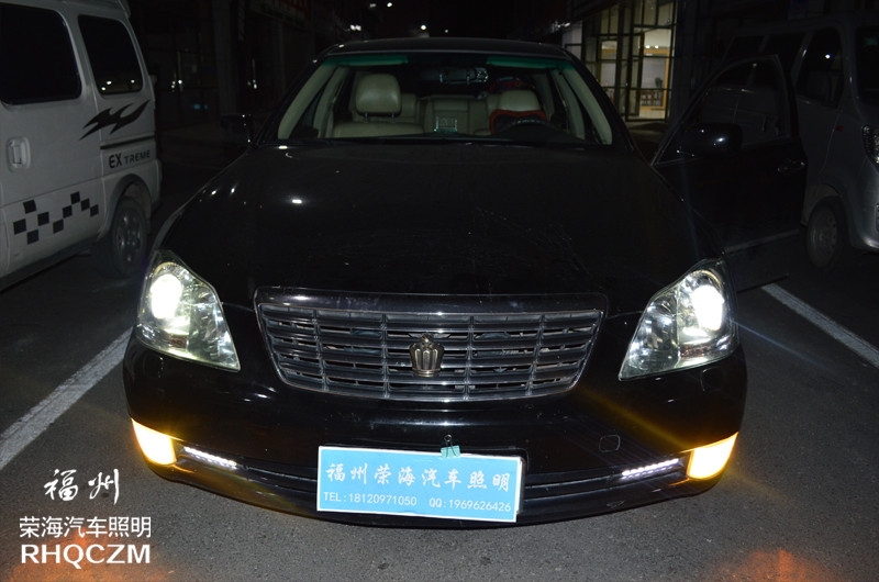 福州改透鏡 皇冠車燈升級氙氣燈海拉三雙光透鏡 福州榮海照明
