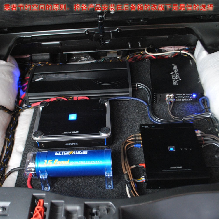 泉州宝马X5 5.1声道汽车音响改装 隔音案例