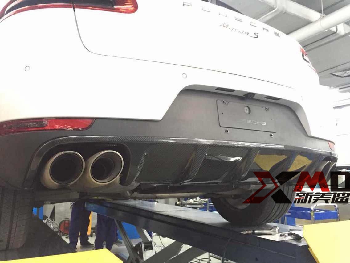 保時(shí)捷 PORSCHE MACAN 小卡宴 碳纖維 后擾流 擾流板 改裝
