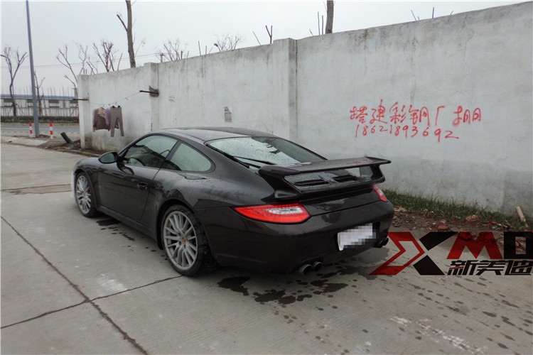 新款保時(shí)捷911、997 GT3尾翼  碳纖維內(nèi)飾機(jī)蓋排氣前后擾流板改裝