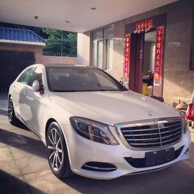 感謝朋友發(fā)來奔馳S63鈴上車效果圖，太漂亮了！