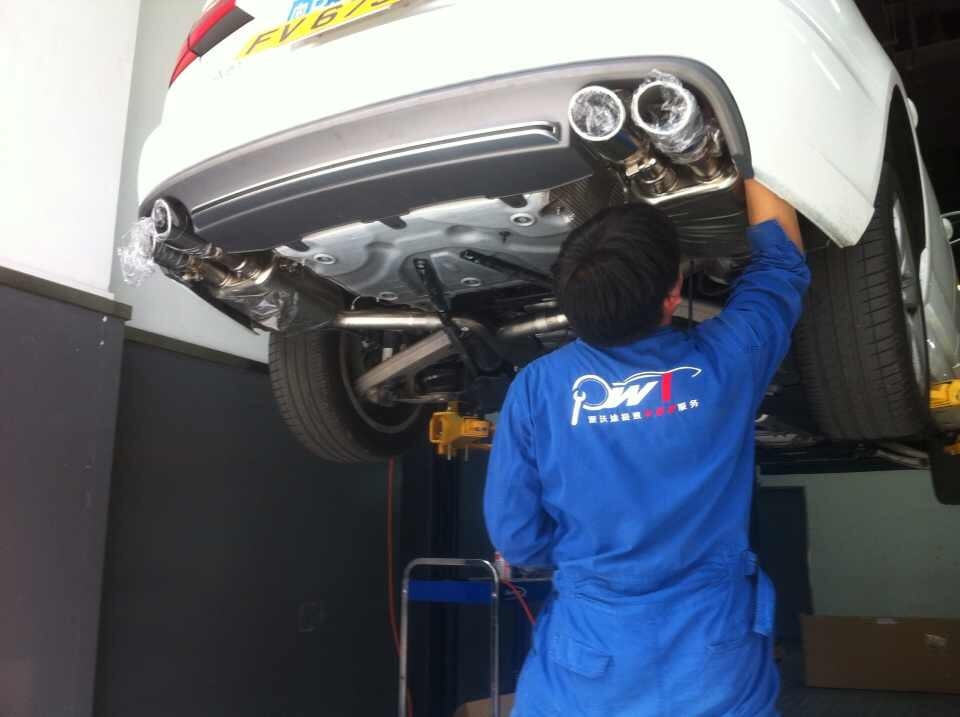 AUDI A6 改ASPEC IDEAS中尾四出排氣