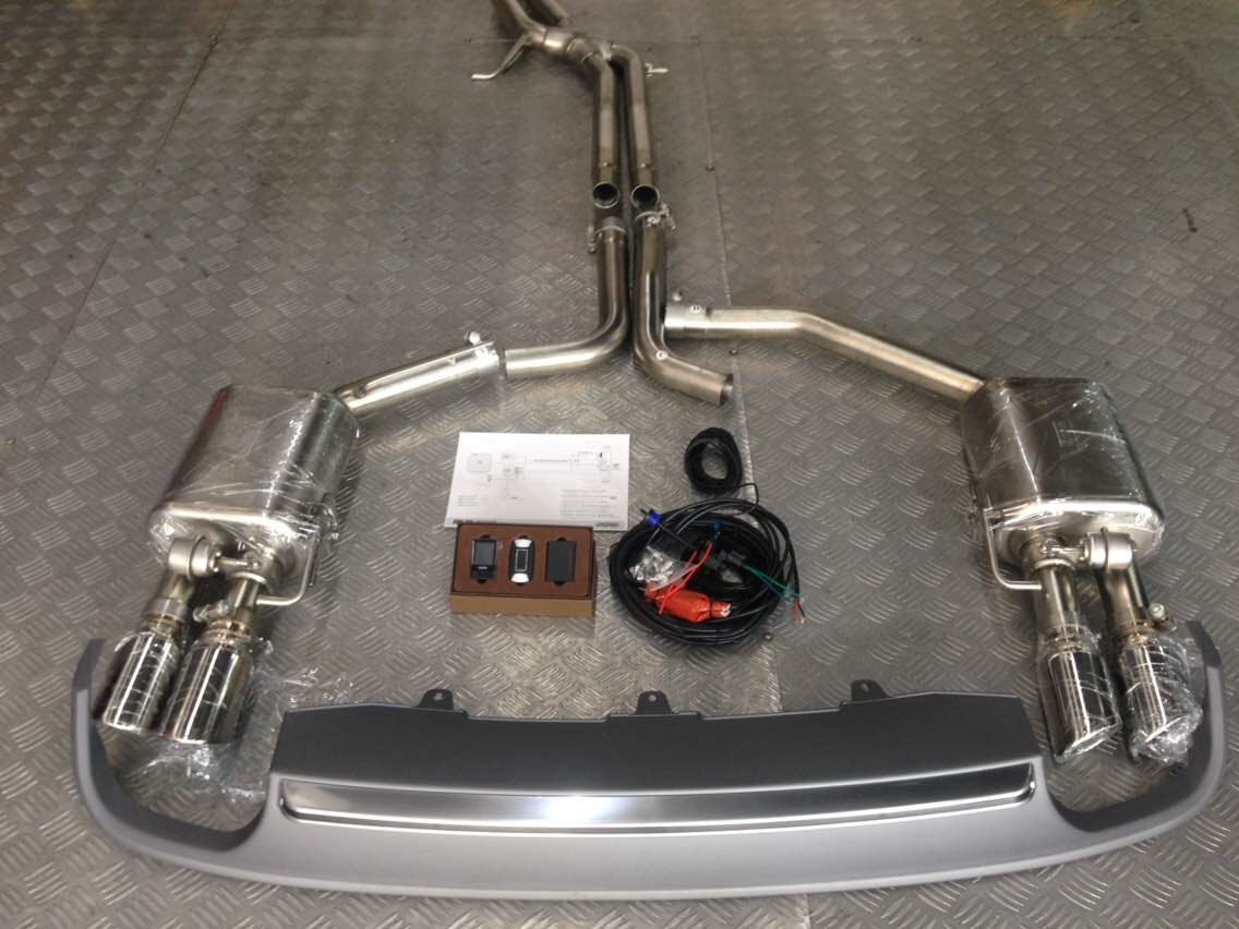 AUDI A6 改ASPEC IDEAS中尾四出排氣