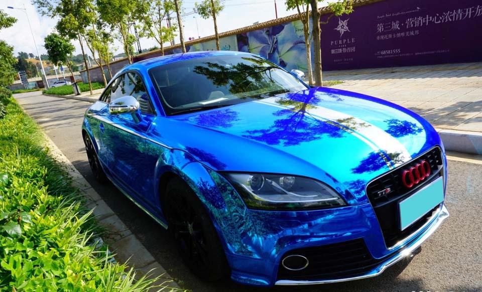 奧迪車身改色貼膜欣賞