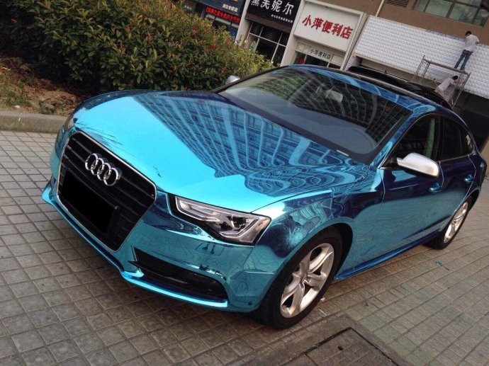 奧迪車身改色貼膜欣賞