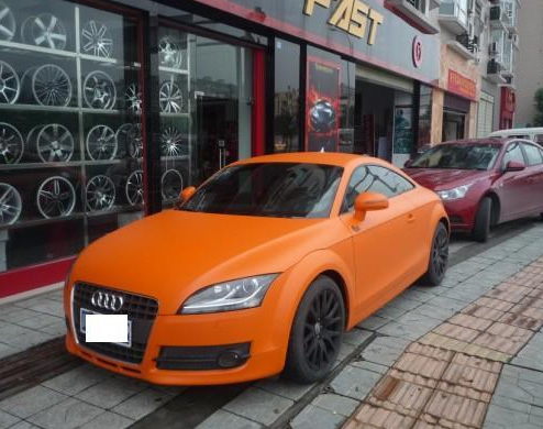 奧迪車身改色貼膜欣賞