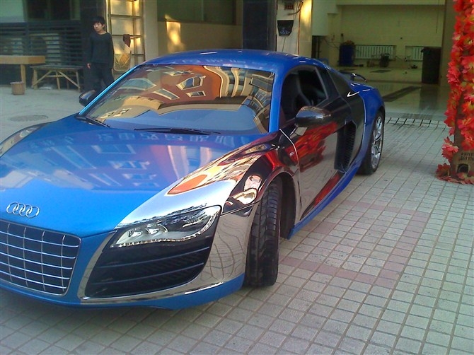 奧迪車身改色貼膜欣賞