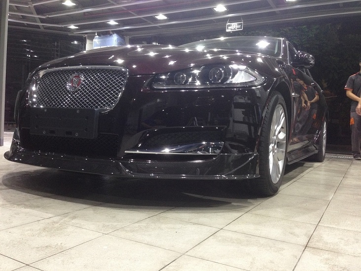 捷豹XF升級ASPEC排氣跟碳纖維外飾套件