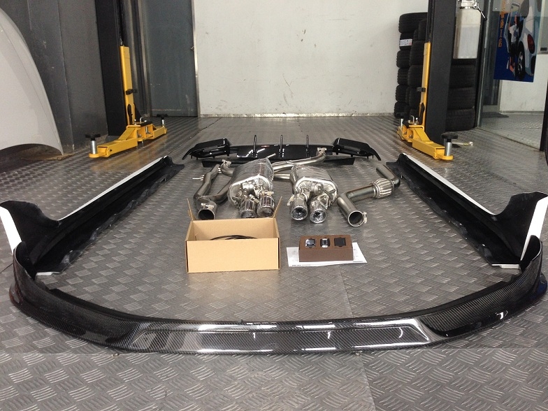 捷豹XF升級ASPEC排氣跟碳纖維外飾套件