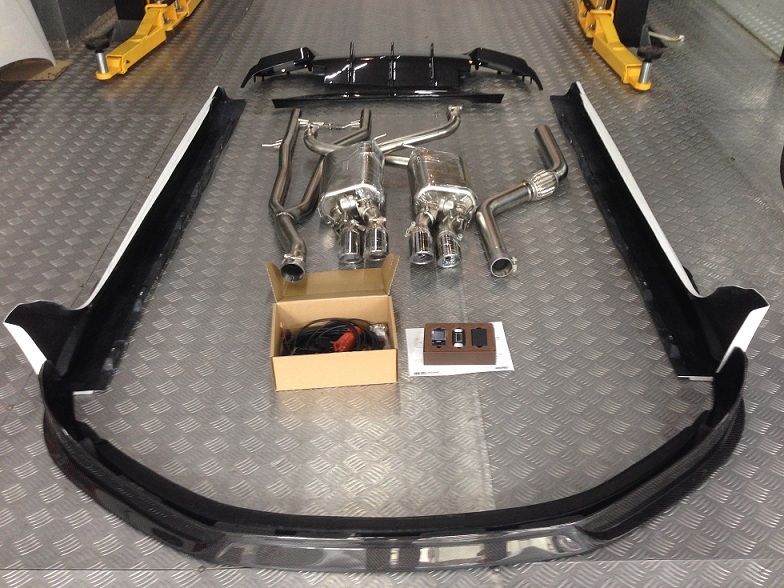 捷豹XF升級ASPEC排氣跟碳纖維外飾套件